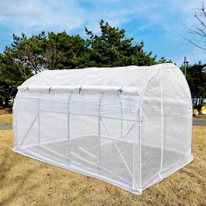 조립식 비닐하우스 FPH-422PRO 롤업 도어 모기장 미니 소형 다육이 온실 텃밭 농사 농막 창고 천막 페리코