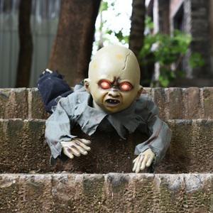 좀비인형 움직이는 아기 할로윈 소품