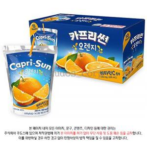 농심 카프리썬 오렌지맛 200ml x 40개 (4박스)