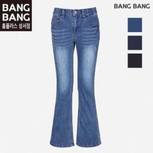 뱅뱅 HC04 봄여름여성밴딩 쿨 부츠컷 스판청바지  사방스판 허리밴딩 쿨맥스  부츠컷