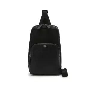 [롯데백화점]닥스 액세서리 [닥스핸드백] DBBA4E287BK 블랙 그리드패턴 가죽배색 나일론 크로스백