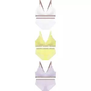 [게스언더웨어](신세계 사우스시티)컬러밴드 레이스 브라렛/팬티세트GCWBR222