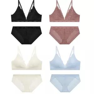 [게스언더웨어](센텀시티점)소프트 레이스 브라렛+팬티 세트 4종 택1 OAWBR991/OAWBP991