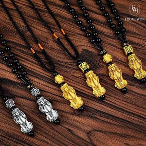 비휴 목걸이 재물운 금전운 불교 염주 행운 절 부적 기념 선물