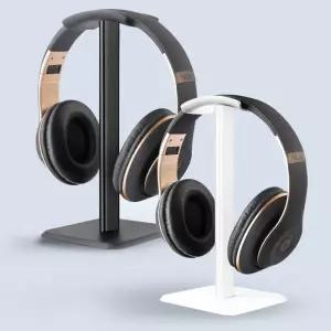 살림덕후 사무실 홀더 지지대 책상헤드셋걸이 미끄럼방지 헤드폰걸이 컴퓨터헤드셋받침대