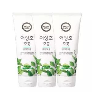 해피바스 어성초 모공 클렌징폼 200ml x3개 / 폼클렌징