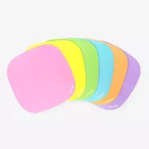 [아이스크림몰]양면 모둠 자석보드 6색세트 화이트 붙이는 보드 보드판 마그네틱 미니