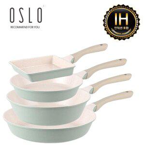 [퀸센스]오슬로(OSLO) 마린 세라믹인덕션후라이팬 4종SET(18+24+30+28궁)