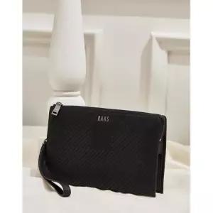 [롯데백화점]닥스 액세서리 [닥스핸드백] DBBA5E305BK 블랙 체크배색 소가죽 클러치백