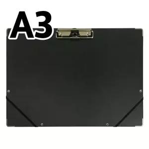 N 문화 네오 클립보드 F814-8A A3 흑색 가로형