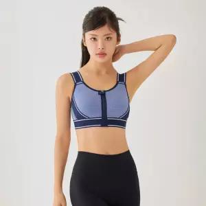 [컴포트랩] 하이서포트 밴드라인 집업 스포츠브라