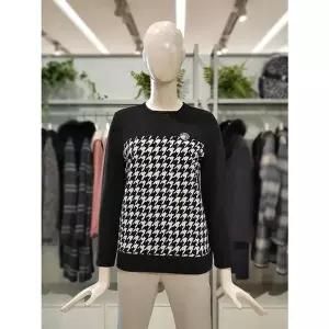 [NS홈쇼핑]크로커다일레이디 지도리 자가드 솔리드 라운드 티셔츠 CLDWTS219..