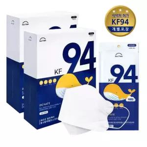 바이오셀프케어 KF94마스크 소형 화이트 100매 (1매입)