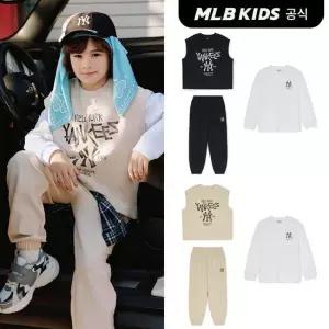 [택가129,000원][MLB키즈]바시티 VEST 긴팔 3 SET (2color)7AS1V0151