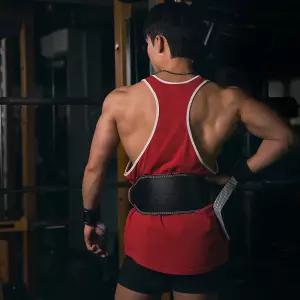 HNF 가죽 헬스벨트 허리보호대 리프팅 복압 허리 웨이트 역도 스쿼트 데드리프트XS