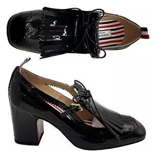 [톰브라운]톰브라운 소프트 페이턴트 블록 힐 킬트 톰 존 FFH254A 00216 001