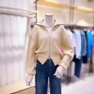 [대구백화점] [시에로]세일러카라 니트 집업(DBSI4KTF722)