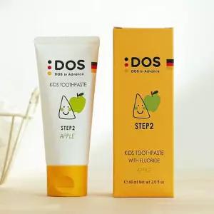 도스인어드밴스  유아 어린이 치약 STEP2 저불소 사과향