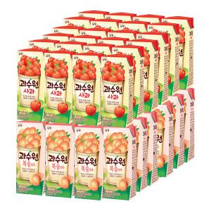 남양 과수원 사과+복숭아 190mlx각24팩(총48팩)
