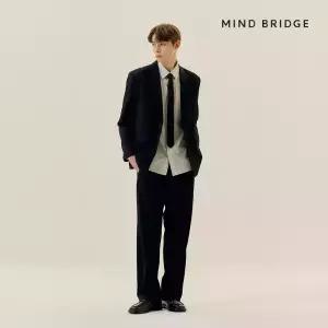 (택가 99,000원)마인드브릿지 [COUTURE]세미와이드트윌밴딩팬츠