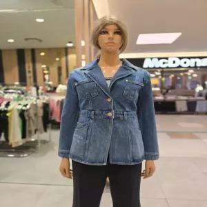 [에고이스트] 절개 포인트 슬림 테일러드 데님 재킷  ER2DJ-861