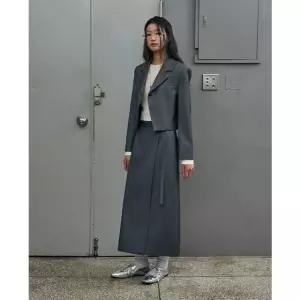 [갤러리아] LAP (SET-아우터)원버튼 크랍자켓 AR1WJ271