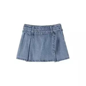 [LAP] 맞주름 끈 벨트 데님 치마 바지 AR1DP266[34993539]