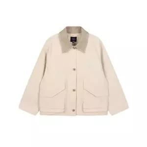 [LAP] 자수 면 레더카라 자켓 AR1WZ262[34992681]