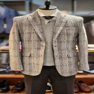 [워모] F/W 워모&토마스베일리  체크패턴 자켓 4EJK226