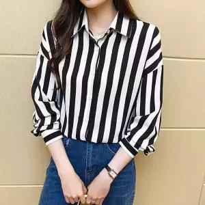 KARRA 와이드버티컬라인블라우스_A5S0312