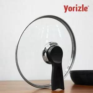 [요리즐]국산손잡이 넘침방지 냄비 프라이팬 스탠드형 내열 강화유리뚜껑 20cm 26cm 28cm