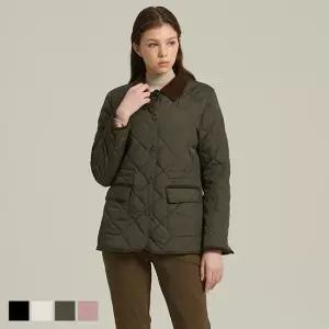 코듀로이울웰론퀼팅자켓