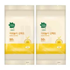 그린핑거 야외놀이 유아 선팩트 블록 리필 16g x2개