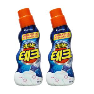 엘지 테크 세탁세제 바르는 테크 220ml 2개 얼룩제거