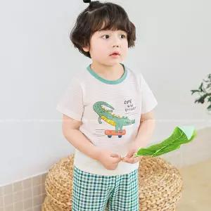 PL SS44-09 아동내복 여름 반팔 유아 아동 실내복 잠옷 상하 25SS