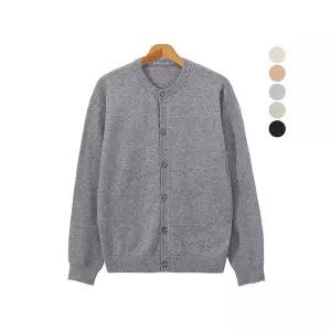 [후앙스]데일리 라운드 비스코스 버튼 니트 가디건 GOCD1074