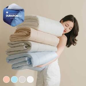 [아망떼] 5배 촘촘한 시베리아 듀라론 100% 냉감 고정밴드 침대패드