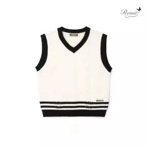 더센트럴페리미츠TC01배색니트베스트P2511K402