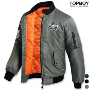 무료배송_플레인 패치 숏 항공점퍼 RO052)