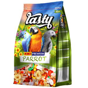 키키 테이스티 로로스 패럿 중대형 1kg 앵무새 사료 먹이 모이 간식 과일 견과 혼합알곡