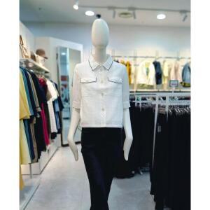 올리비아로렌 sh06 버튼 업 크롭 자켓  VVCFU4M4461