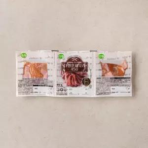 [냉장][다향] 훈제오리 슬라이스 450g (150g*3팩)