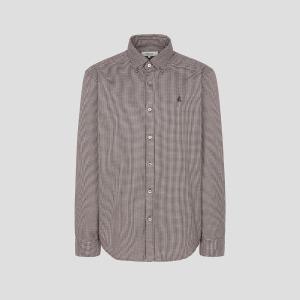 빈폴 남방 스몰 하운드투스 셔츠 브라운 (BC4864C21D)