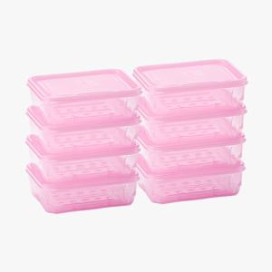 땡스소윤 냉동실 전용 밀폐용기 9호 8개