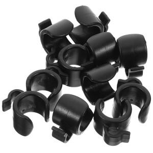 삼각대 용 20pcs 마이크 스탠드 케이블 클립 25mm 클램프 홀더 데이터 오디오 라인 구성 견고한 플라스틱