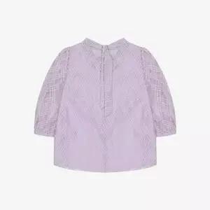 [갤러리아] [SI]체크 넥 스카프 블라우스(SHK2553BB)