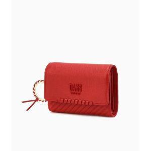 [갤러리아] DCWA5F146 닥스 레드 패턴배색 소가죽 반지갑