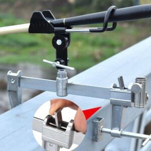 낚시대 거치대 브래킷 걸이 거리 클립 금속 다기능 고강도 막대 조절형 접이식 브라켓