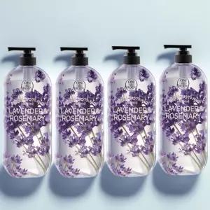 온더바디 수퍼보타닉 라벤더 로즈마리 바디워시 900g 4개 대용량