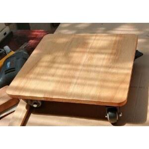 선반 원목 실내 이동식화분 바퀴달린 원예 받침대 화분 트레이